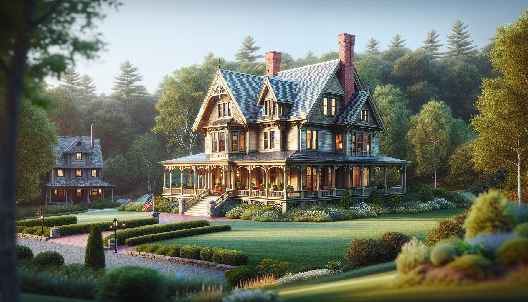 Historic Massachusetts home with new quality roofing, architectural preservation